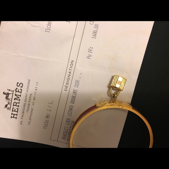 A69- 💯 % Authentic Hermès Kelly Bracelt - Picture 10 of 15